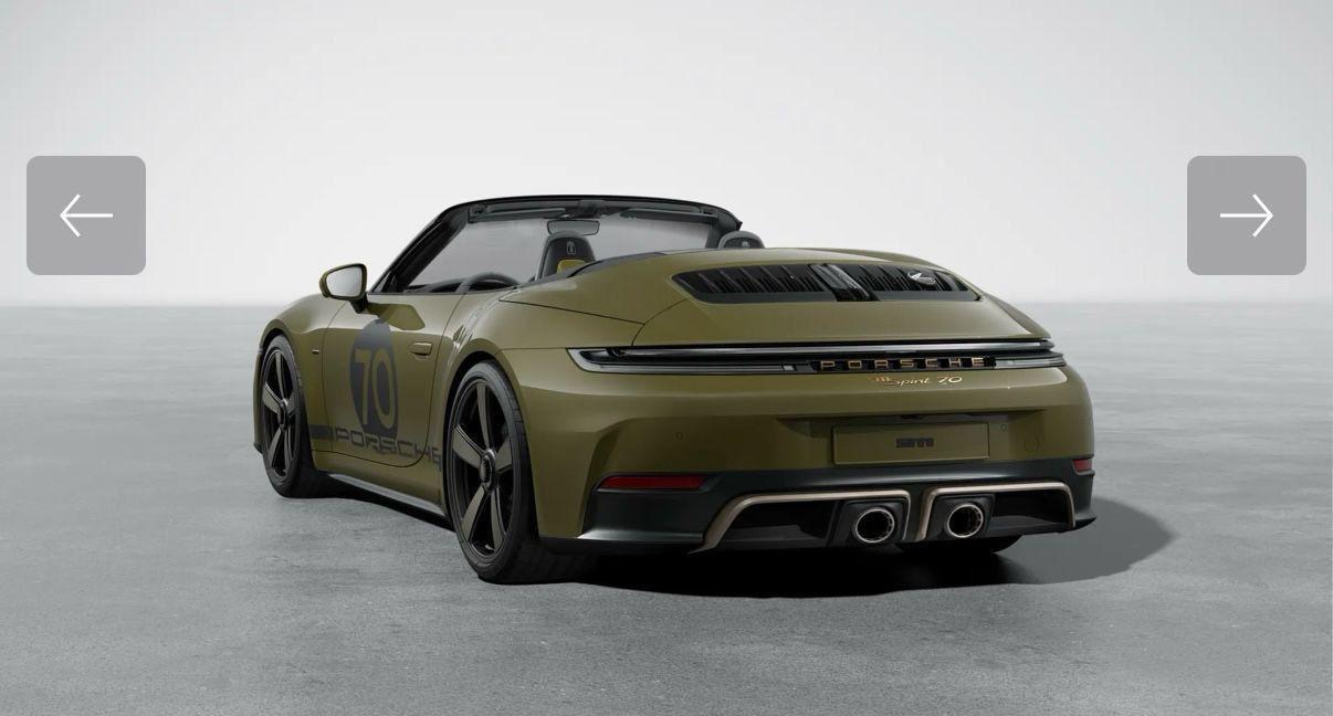 Porsche 911 Spirit 70 rear view