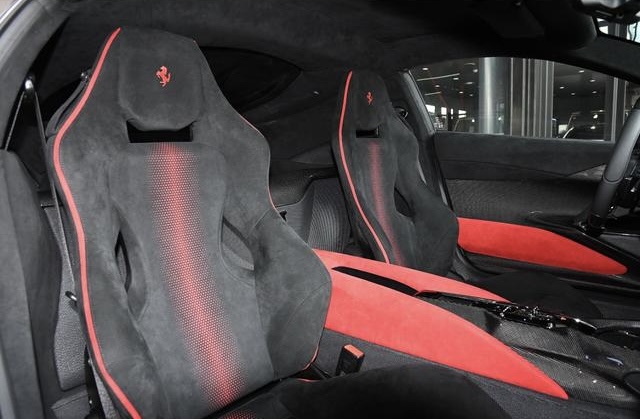 Ferrari 812 Competizione interior seating