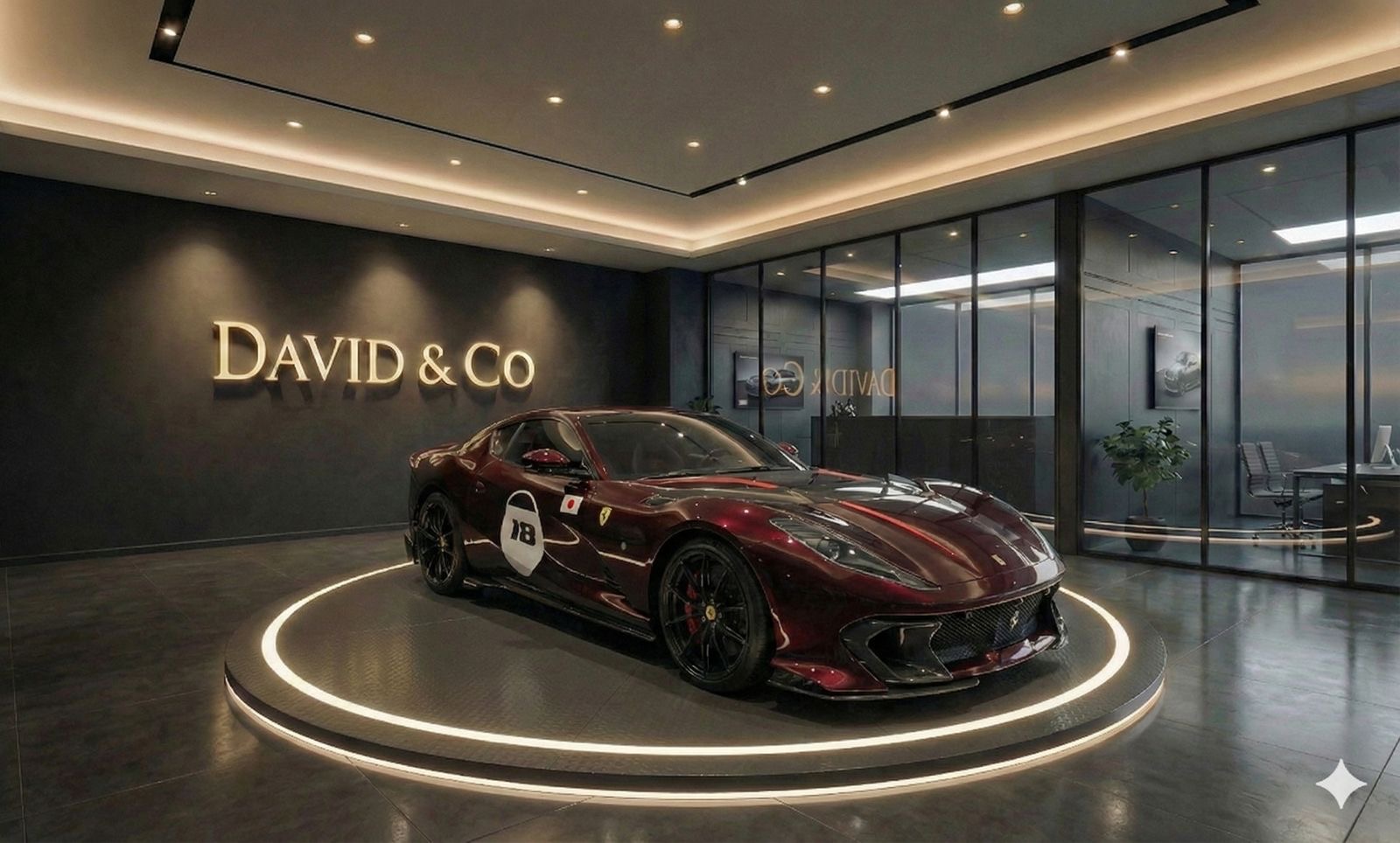 Ferrari 812 Competizione 2025 front view