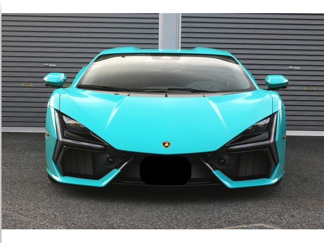 Lamborghini Revuelto front three-quarter Light Blue
