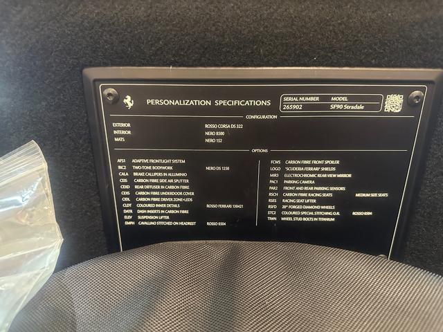 Ferrari SF90 Stradale Specs Sheet