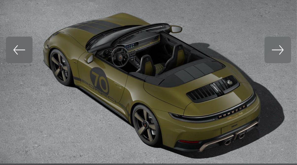 Porsche 911 Spirit 70 top view