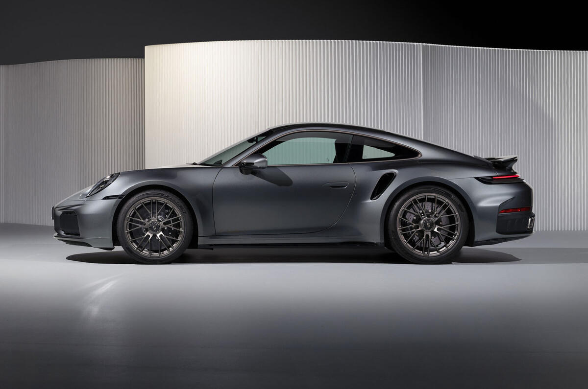 Porsche 992 Turbo S side view
