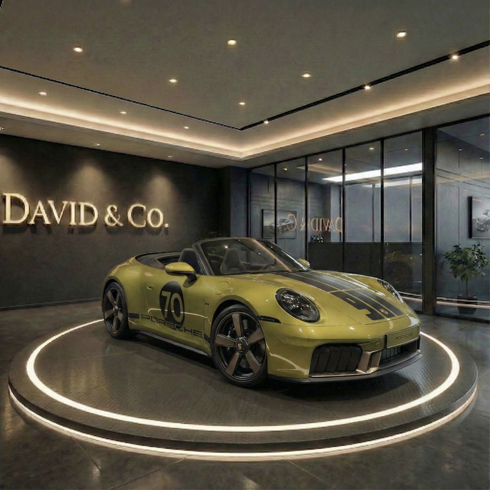 Porsche 911 Spirit 70 Neo Olive